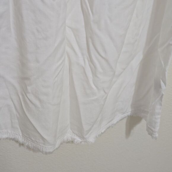 BOSTON PROPER White Off-Shoulder Dress with Ruffle Sleeves XS - Picture 3 of 8